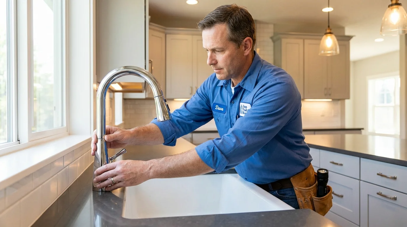 Kitchen faucet installation by Johns Plumbing LLC in Baker City