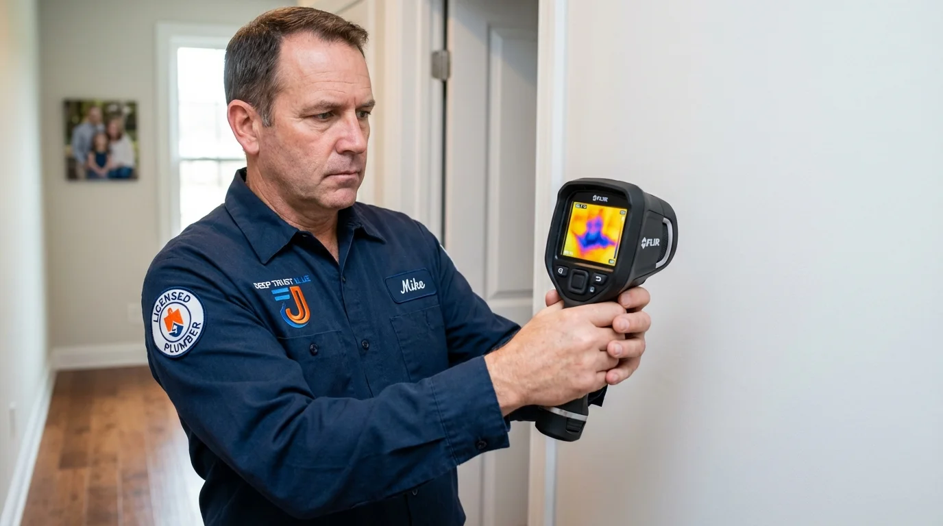 Thermal imaging leak detection by Johns Plumbing LLC in Baker City